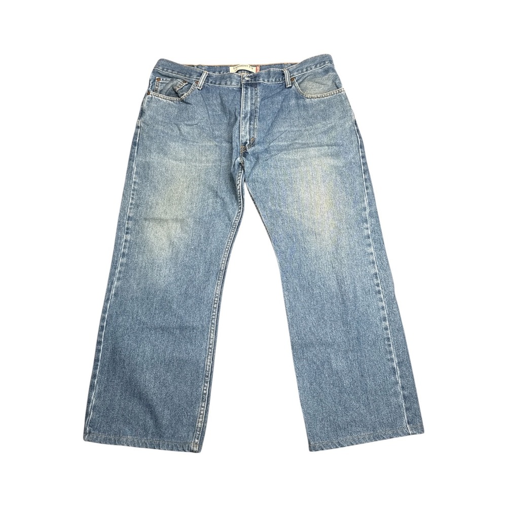 Levis 505 Straight Fit Mens Jeans 40x30 Blue Medium Wash Denim Cotton Pants